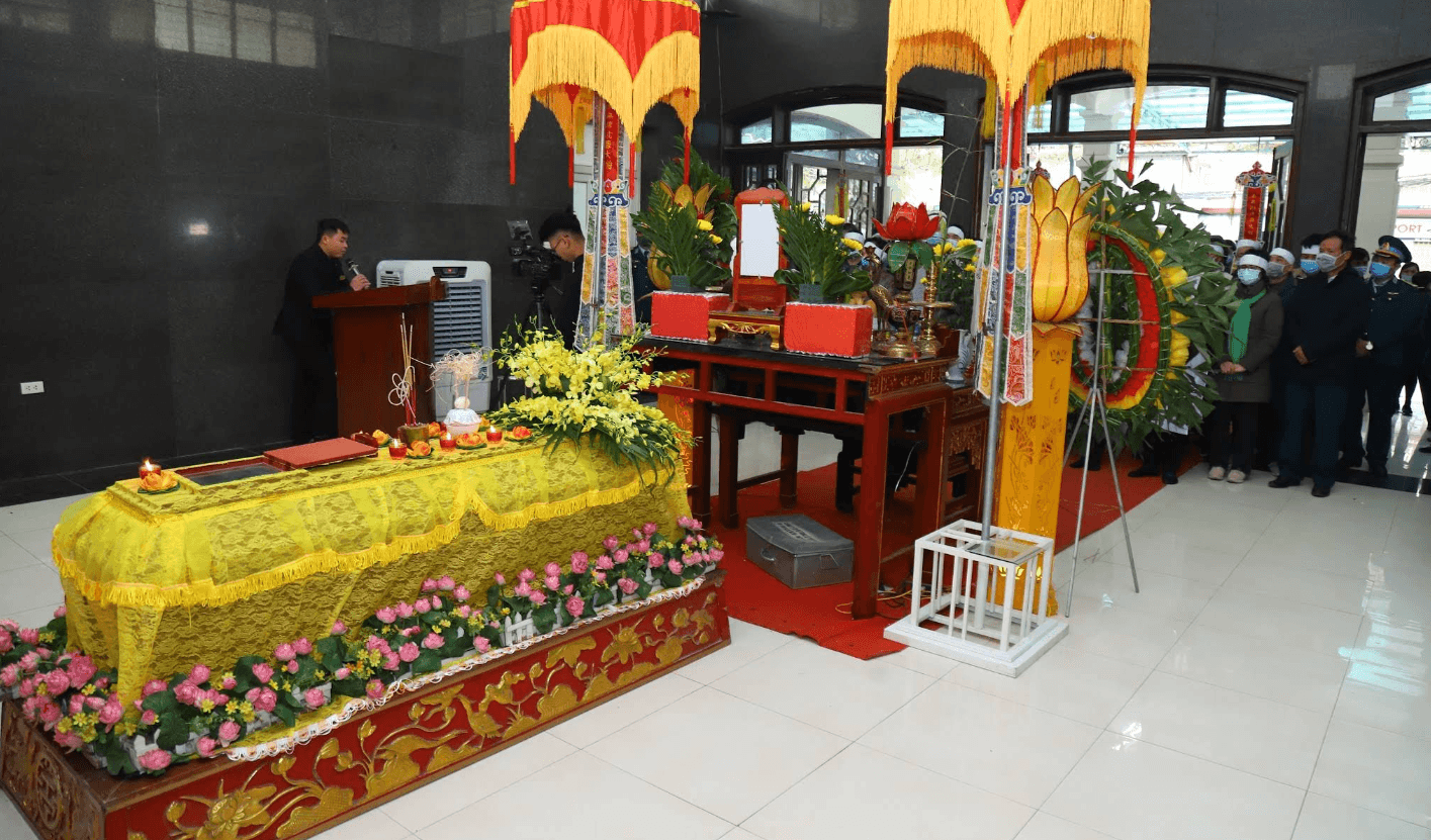 Khu nhà tang lễ trong khuôn viên Bệnh viện Đa khoa Hà Đông