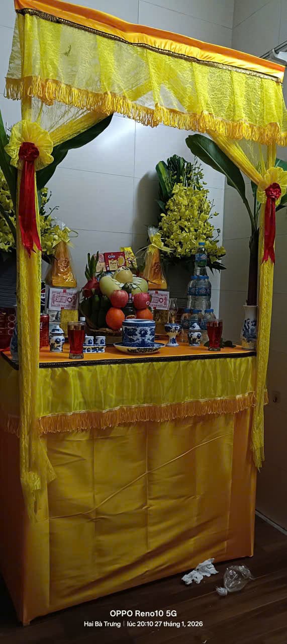 Bàn thờ vong & trang trí linh đường