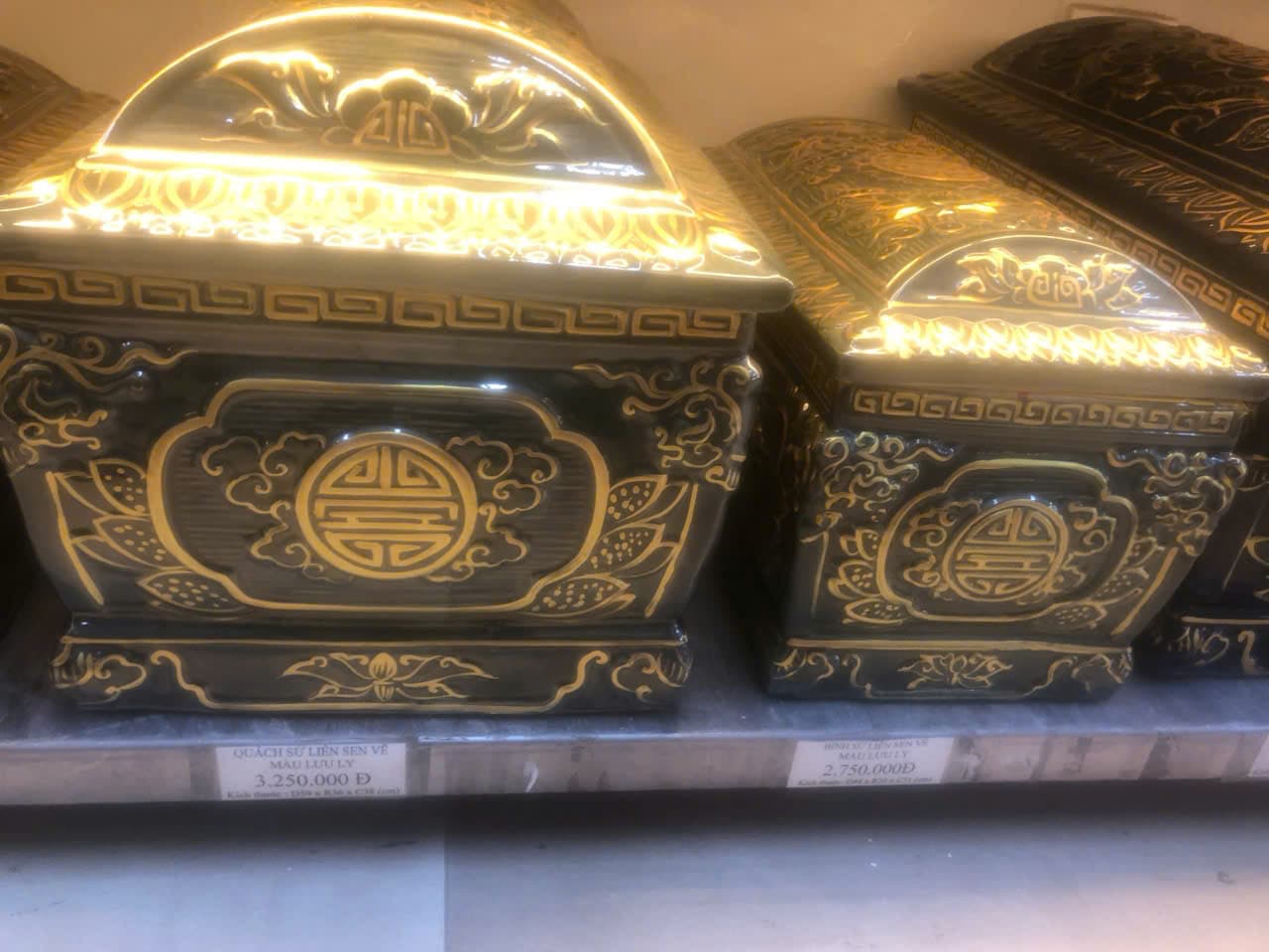 Tiểu quách sứ men lưu ly