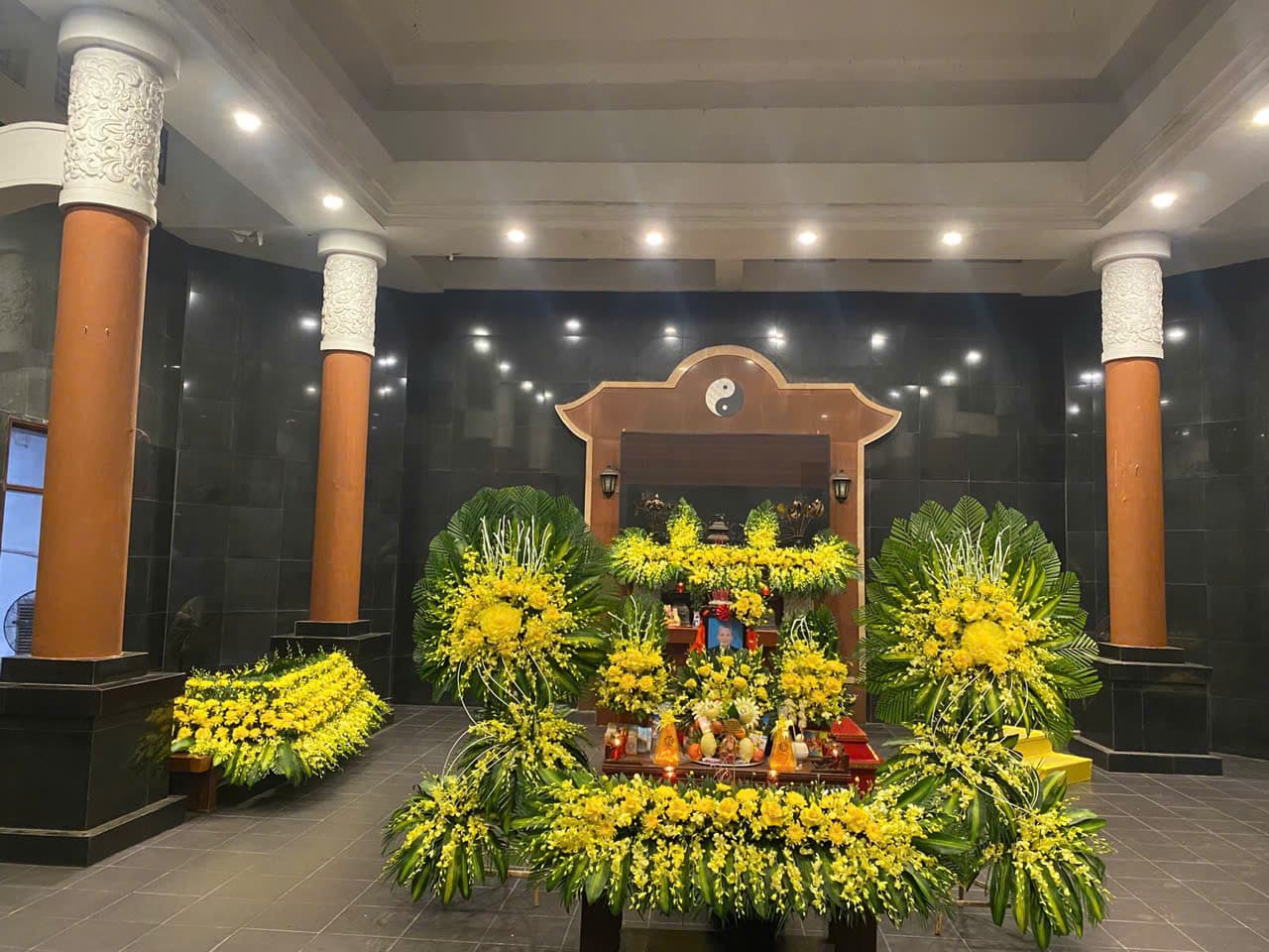 Không gian tang lễ tại Nhà tang lễ Bộ Quốc phòng