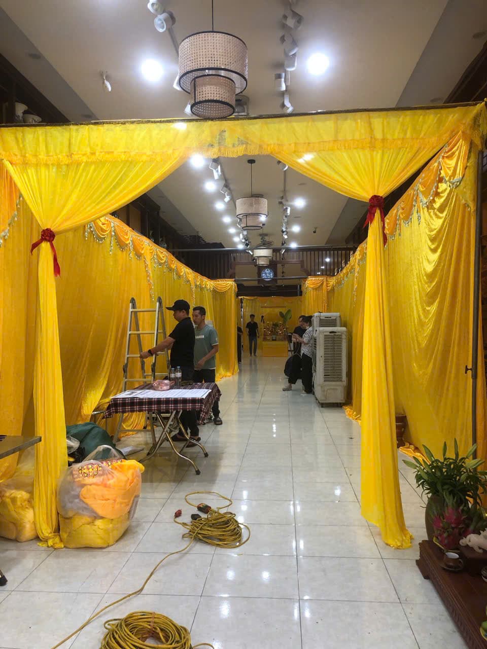 Không gian tang lễ tại Nhà tang lễ Thanh Trì